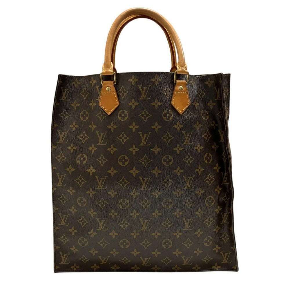 LOUIS VUITTON Brown Monogram Canvas Tote Bag - Picture 2 of 9